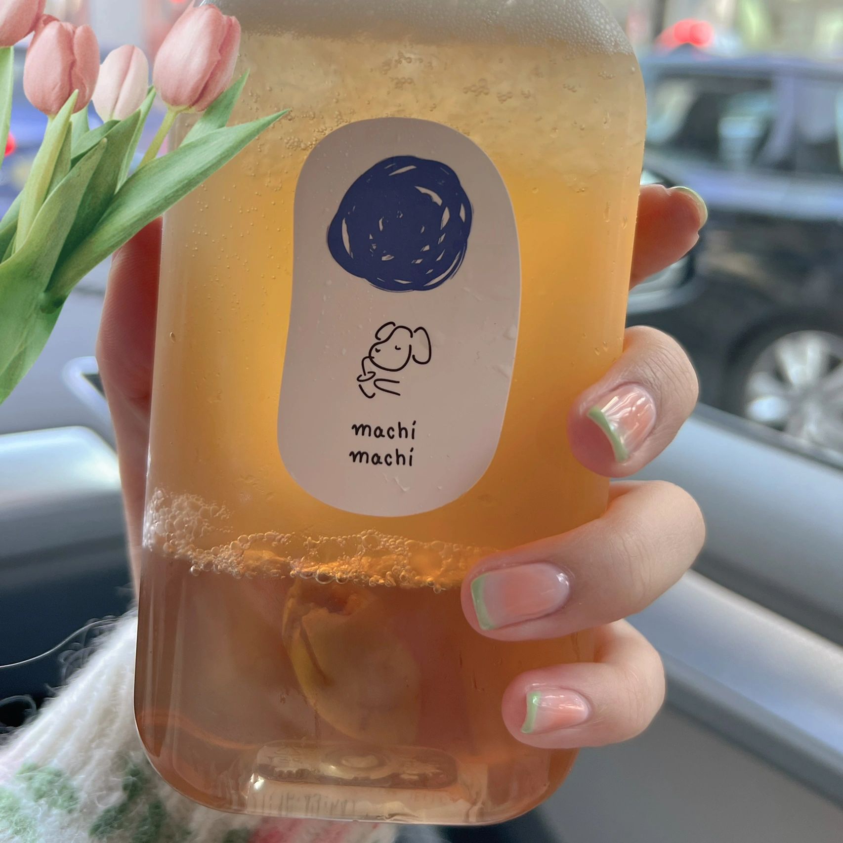 美甲法式腮红美甲饮料鲜花点单目录(这次的美甲没翻车)-喵神素材库
