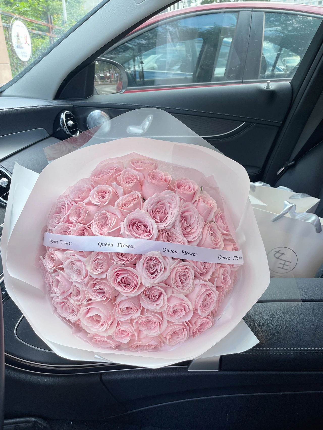 3粉玫瑰鲜花浪漫仪式感送礼物收到礼物女生恋爱纪念日表白(你是我的最爱)-喵神素材库
