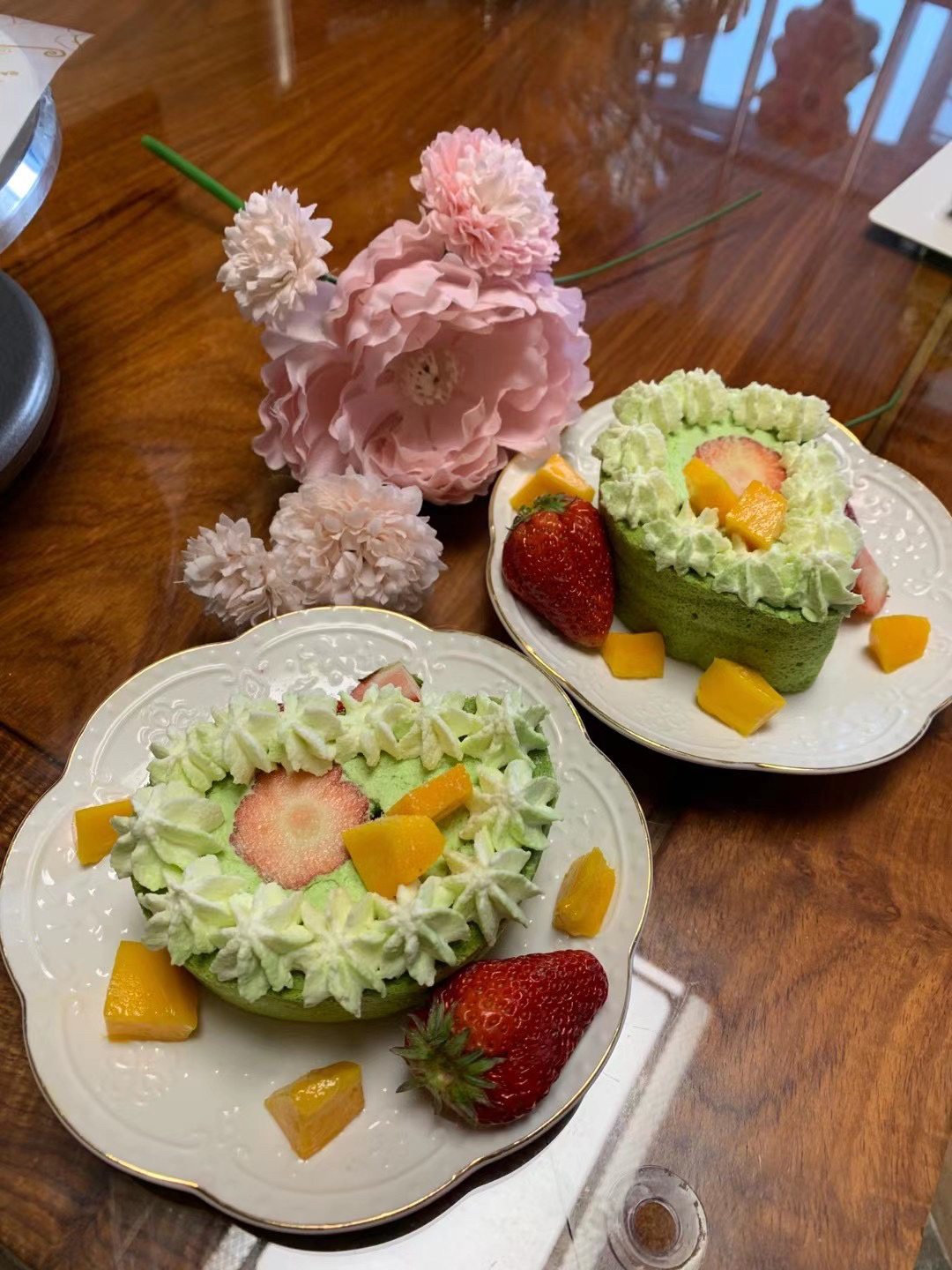 蛋糕甜品鲜花插花客厅(蛋糕)-喵神素材库