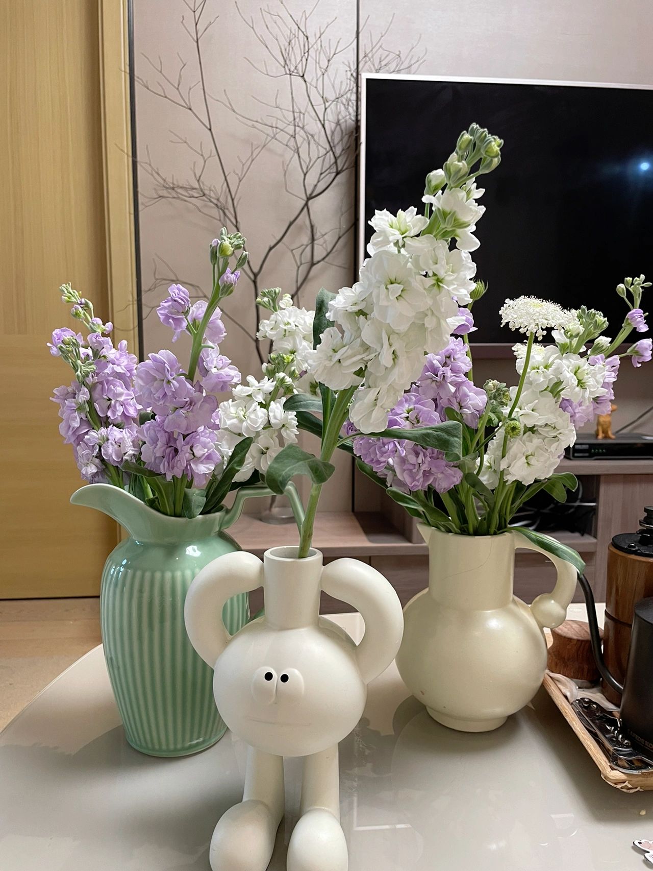 客厅鲜花插花花瓶(今天是紫罗兰专场)-喵神素材库