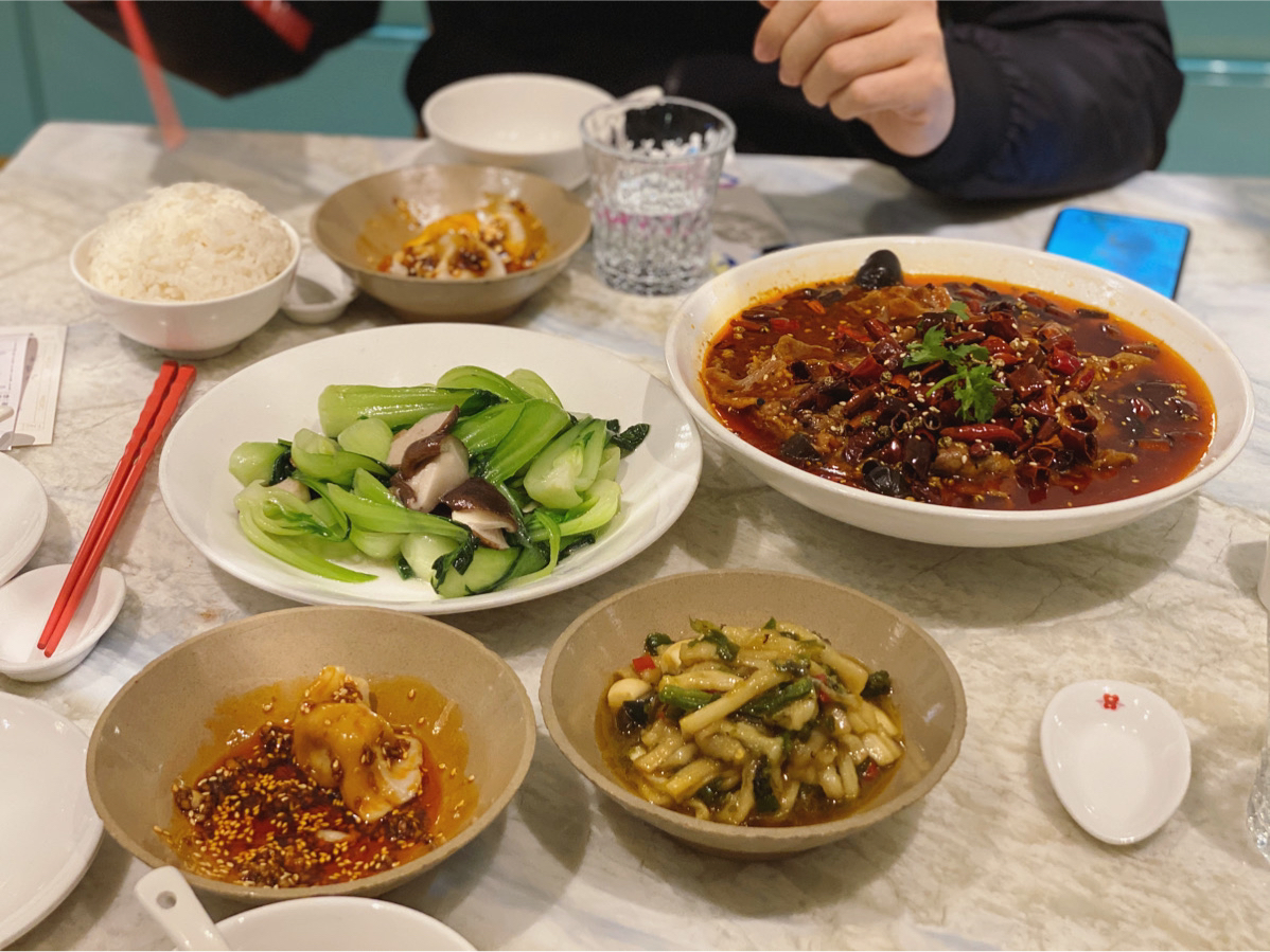 鲜花郁金香购物穿搭自拍晚餐(今天吃好饭 从静安嘉里中心出来过了马路走向恒隆广场 中间突然出现一大片郁金香)-喵神素材库