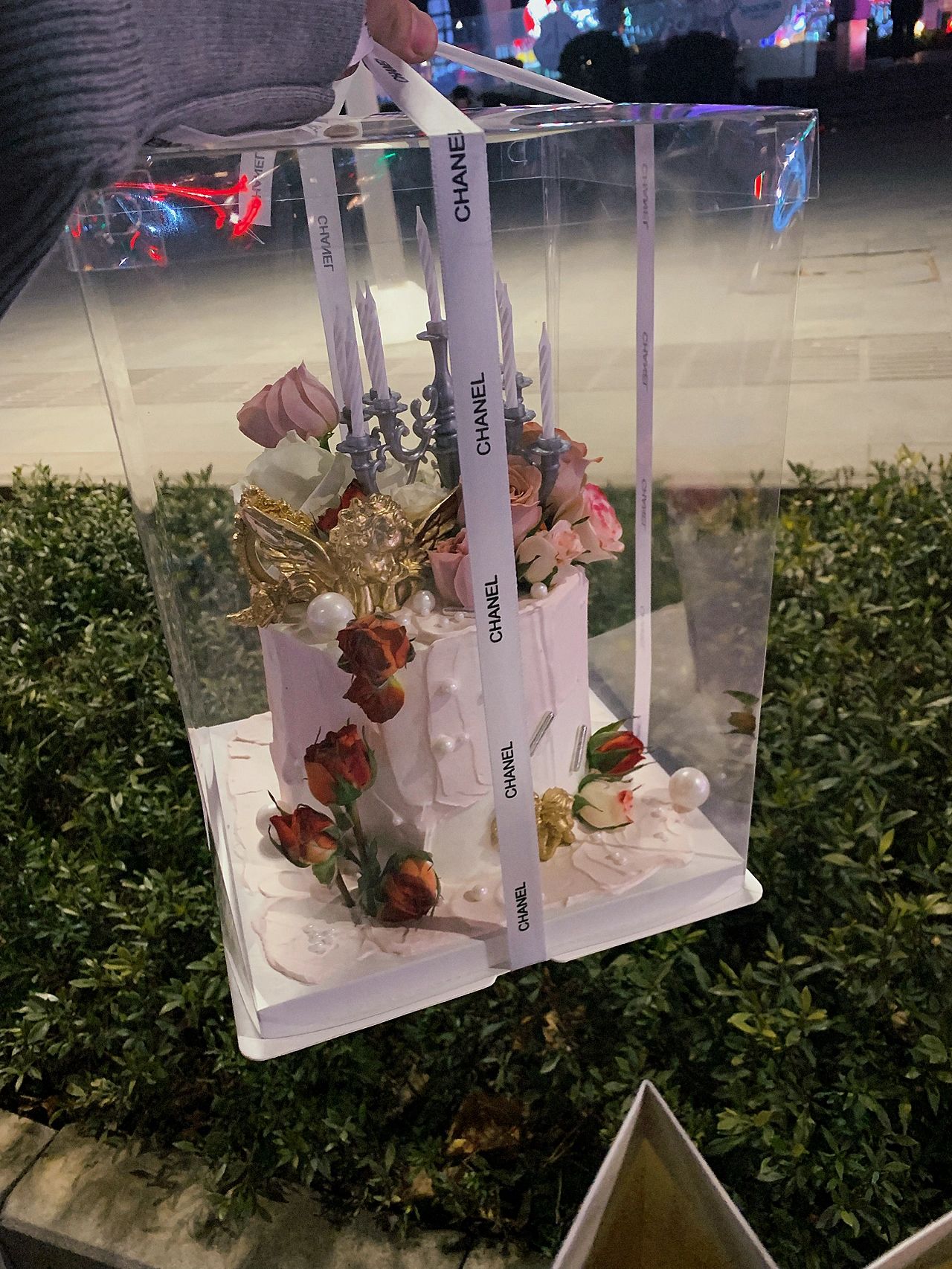 生日蛋糕定制鲜花款(  太高级了 走到哪回头率都是百分百)-喵神素材库