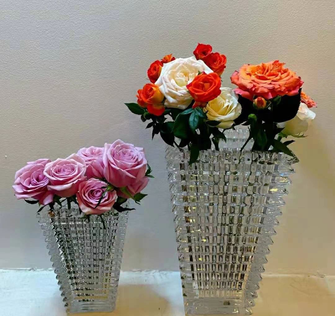 鲜花花束插花花艺花瓶(厚实 大气 漂亮插上鲜花美美哒每个角度都闪闪发光)-喵神素材库