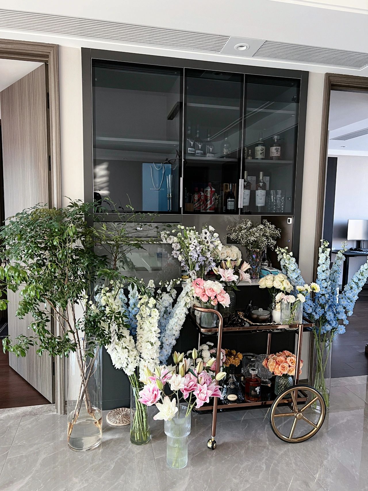 鲜花插花花艺仪式感下午茶(美好日常 )-喵神素材库