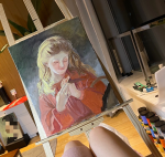 1画画手绘原创穿搭 (用时一周)-喵神素材库