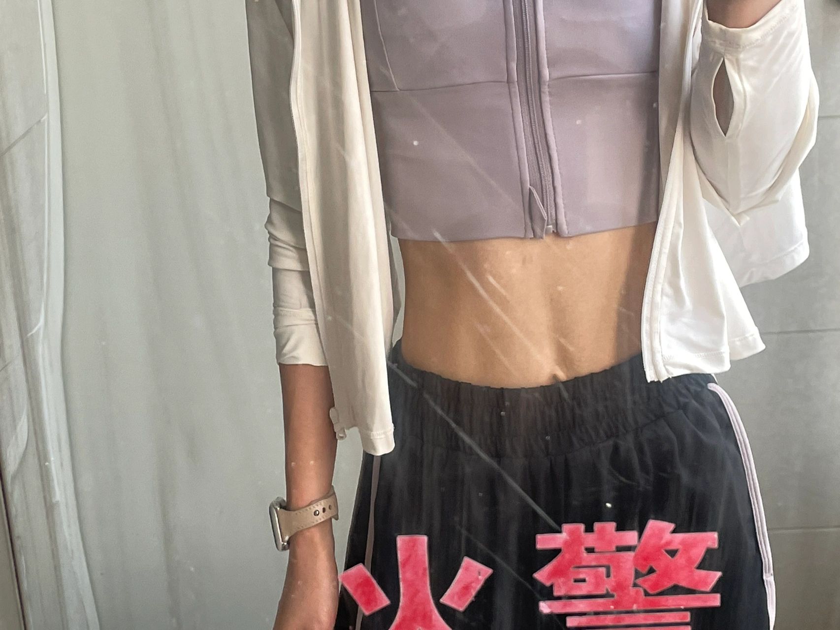 跑步运动健身手表马甲线(早上跑步)-喵神素材库