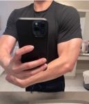 3健身肌肉自拍拼过手机(工作再忙也坚持早上锻炼一会，这几个月下来膀子有没有粗点？ )-喵神素材库