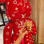 4玩具摆件手办模型LV积木熊(还是挺像的啊)-喵神素材库