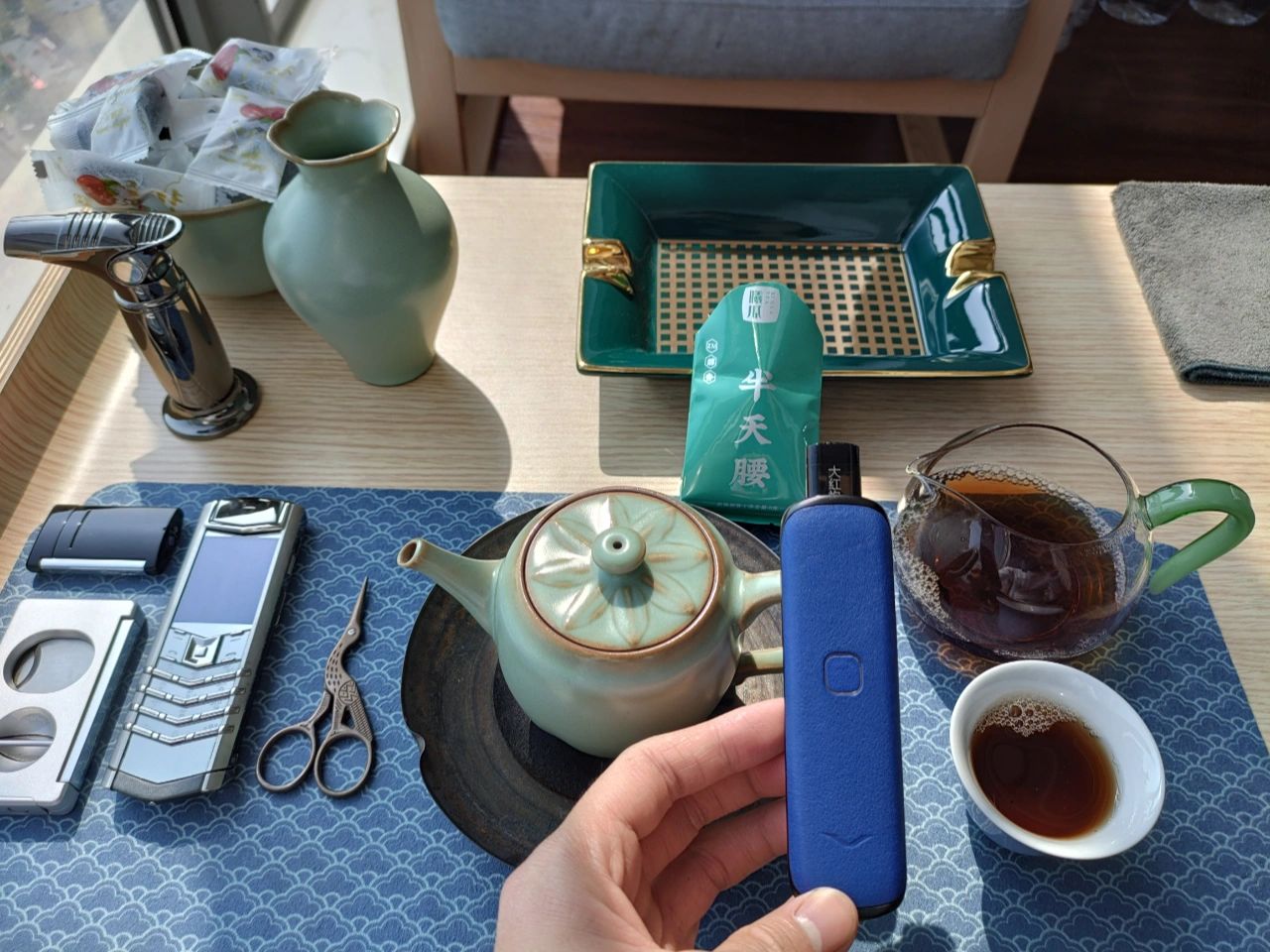 喝茶茶具茶生活茶艺手机( 喝茶日常)-喵神素材库