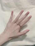 手对戒拍照自拍手模女戒(近期很爱的一对戒指，超闪超温柔.还不是优雅)-喵神素材库