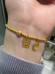 2周大福小熊金手链(周大福这个小熊真的怎么搭都好好看啊 )-喵神素材库