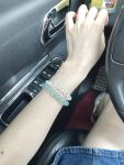 手链翡翠手串(最近实在是太热太热了，把莫吉托饮品叠戴在手腕上，时不时看一下觉得也凉快了不少)-喵神素材库