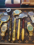 3奢侈品劳力士皇冠手表钢笔礼物万宝龙彼得大帝(真是绿金绝配  )-喵神素材库