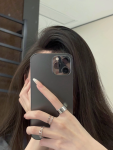 手控手控集中手手控系手控福利美甲戒指对镜拍美女(一次入手三个小戒指酷酷女孩必备适合休闲穿搭哦\\t)-喵神素材库