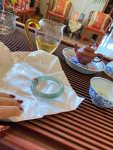 喝茶茶具茶器茶室茶生活玉手镯(确定是一条胖子了，冰胶十足)-喵神素材库