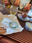 喝茶茶具茶器茶室茶生活玉手镯(确定是一条胖子了，冰胶十足)-喵神素材库
