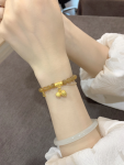 2金手链玉手镯胳膊饰品手饰(好运连连永相随愿一直与你同在的美物)-喵神素材库