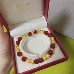 4周大福貔貅手链礼物礼盒收到礼物( 我的手链展示)-喵神素材库