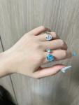 美甲戒指手模姿势(施华洛世奇美甲  )-喵神素材库