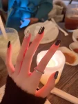 美甲戒指手控(不美甲会死星人 黑色yyds )-喵神素材库