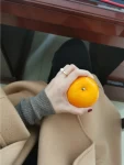2橙子橘子水果手美甲戒指办公桌(心上有个人，才能活下去。)-喵神素材库